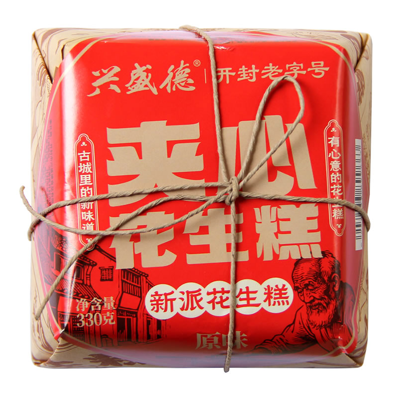 新派花生糕夾心330克原味